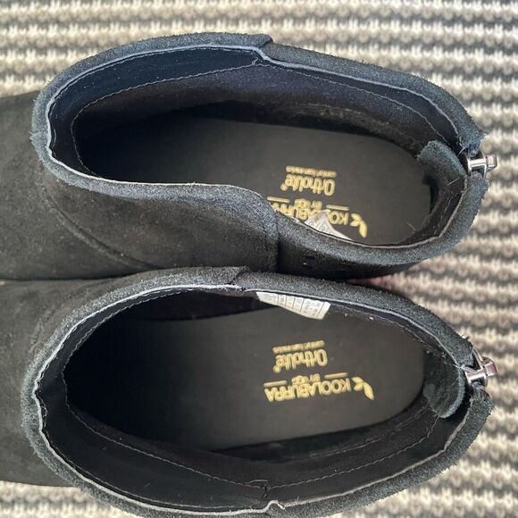 Koolaburra by Ugg Giyah Black Suede Studded Ankle Boots Women’s Shoe Size 9.5 - Picture 9 of 12